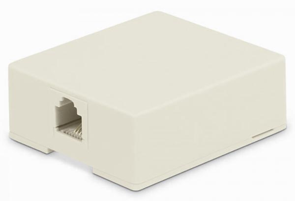 Roseta Caja RJ45 Hembra sobrepuesto CAT-5e para cables de red Generica